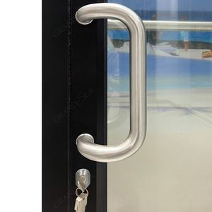 <span class=keywords><strong>Porte</strong></span> <span class=keywords><strong>intérieure</strong></span> à <span class=keywords><strong>double</strong></span> vitrage à prix bon marché <span class=keywords><strong>Porte</strong></span> affleurante en aluminium à une feuille Portes battantes modernes à entrée française en aluminium - Product Image 3