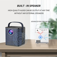 Alston LD01 — Mini projecteur Led intelligent, wi-fi, Android 7.1, 1 go RAM, 8 go ROM, 2.4G, pour Home cinéma, 1080P