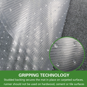 Protecteur de sol imperméable antidérapant clair Design intérieur personnalisable protecteur <span class=keywords><strong>tapis</strong></span> de coureur pour couloir - Product Image 5