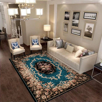 Tapis et carpettes persans 3D imprimés en polyester de haute qualité, fabriqués à la machine, antidérapants, à poils ras, pour salon, chambre à coucher, petit tapis
