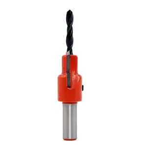 TCT Adjustable Countersink Drills für Woodworking 10mm schaft 90 grad mit Polit Center Drill 2.8mm-6.4mm