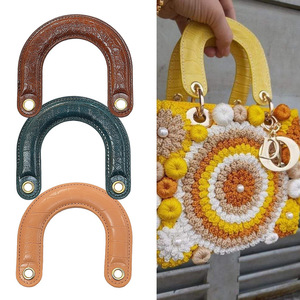 Tali dompet pengganti pegangan tas tangan kulit PU lebar dompet kulit untuk DIY membuat aksesoris tali melengkung - Product Image 3