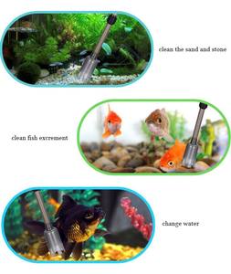 Luxe Elektrische <span class=keywords><strong>Aquarium</strong></span> Stofzuiger Uitschuifbare Zandgrindreiniger Waterwisselaar Voor <span class=keywords><strong>Aquarium</strong></span> - Product Image 6
