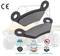 Plaquettes de frein à disque frittées avant côte à côte pour John Deere Gator HPX XUV 620i 625i 825i essence 850 855 Diesel JCB Workmax