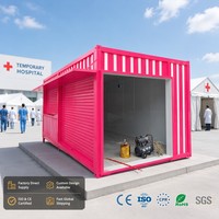 Maisons conteneurs pliables transfrontalières, résistantes aux tremblements de terre et imperméables, origine Shandong, logement modulaire préfabriqué pour