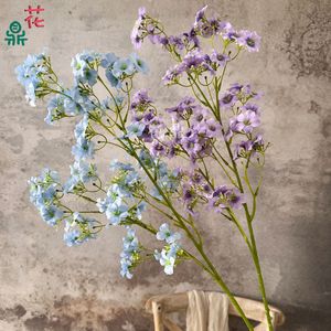 Bouquet de fleurs artificielles mixtes en soie, décoration de mariage, style luxueux - Product Image 2
