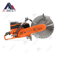 Scie à anneau portative à essence pour découpe de murs en béton, pour le sauvetage incendie, la démolition et la construction K1270 14 pouces 5,8 kW