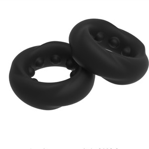Buena calidad pene reutilizable silicona juguetes sexuales más fuertes pene anillos para hombres retraso eyaculación hombres estimular pene - Product Image 2