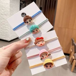 Coleteros de Muñeca de Dibujos Animados, Colores Surtidos, Bandas Elásticas de Resina Plástica para Uso Diario de Niños - Product Image 1