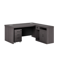 Manager Boss Desk Bureau de luxe en bois pour PDG Ensemble de meubles Table de bureau de direction moderne en forme de L