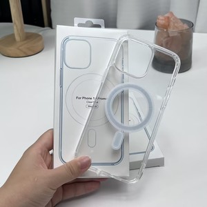 Funda Magnética Transparente para iPhone 18 17 16 Pro Max 15 14 Pro Max, Carcasa a Prueba de Golpes con Carga Inalámbrica - Product Image 1