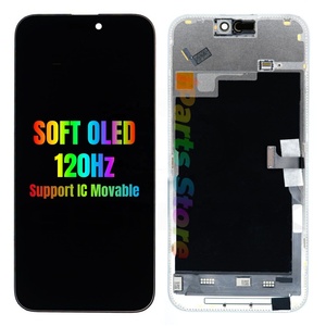 อะไหล่ของชิ้นส่วนอะไหล่สำหรับ <span class=keywords><strong>iPhone</strong></span> 15 Pro Max PLUS OLED 120Hz DD จอ LCD แบบสัมผัสจอประกอบรองรับ IC ถอดออกได้ - Product Image 1