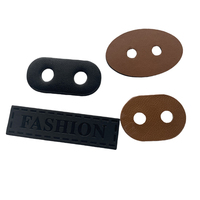 Échantillon gratuit logo personnalisé en cuir PU vierge pressé à chaud étiquette en relief logo logo pour jeans vêtements sac chapeau