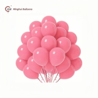 Lot de 20 ballons unis de 10 pouces pour décoration d'anniversaire, de mariage et d'ouverture de scène - Vente transfrontalière