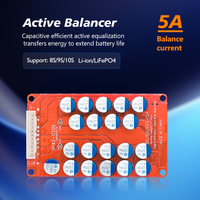 Balanceador activo de alta eficiencia 8S 5A Lifepo4 Li-Ion Battery Management Bms Balancer para E-bike