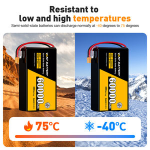 VANT 반고체 배터리 6S-24S 60000mAh 60Ah 10C 350Wh/kg, eVTOL/고정익 UAV/멀티로터 드론용 FPV 드론 배터리 - Product Image 6