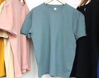 Calidad superior Grueso 100% Algodón Peso pesado 280gsm Multi Color sólido Camiseta para hombres y mujeres