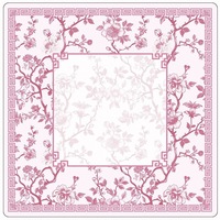Tapis de Mahjong et de Poker à Motifs Floraux Européens et Américains, Nappes Antidérapantes avec Dos en Caoutchouc, Bords Épaissis, Tapis de Jeu Amélioré