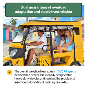 Vente en gros usine Tuktuk <span class=keywords><strong>3</strong></span> <span class=keywords><strong>roues</strong></span>, Tricycle taxi pour rues étroites, <span class=keywords><strong>Moto</strong></span> 200CC à essence, Transport de passagers, 2 rangées - Product Image 5