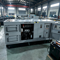 Schallgedämpfter Typ Industrielles Kraftwerk 55kVA 88kVA 135kVA Hochdichte Schalldämmhaube 3-Phasen Geräuscharmes Aggregat Diesel-Generatorset