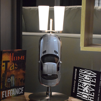 Lampe de chevet LED personnalisée, décoration de chambre à coucher de luxe, lampe de table en forme de phares de voiture