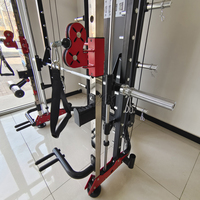 Máquina Smith Todo en Uno para Entrenamiento de Fuerza, Power Rack Multifuncional, Máquina Smith Multifuncional