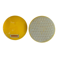 Marqueur routier en céramique réfléchissant de 100 mm pour toutes les conditions météorologiques, borne de signalisation routière en céramique pour tunnel, marqueur de chaussée surélevé, réflecteur œil de chat