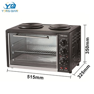 Horno tostador negro personalizado profesional Smart Home Mini horno eléctrico <span class=keywords><strong>para</strong></span> panadería y <span class=keywords><strong>pan</strong></span> - Product Image 2
