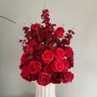 Décoration florale artificielle réaliste en soie, vente en gros directe usine, idéale pour la Saint-Valentin, les baby showers et les propositions de mariage