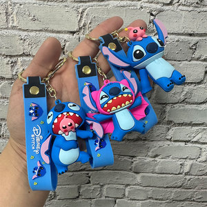 Nuevo diseño lindo llavero de dibujos animados en 3D para <span class=keywords><strong>mochila</strong></span>, colgante y llavero para accesorios de coche - Product Image 3