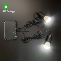 Système d'énergie solaire portable HiEnergy Mini ventilateurs solaires 12V DC rechargeables avec panneau solaire et port USB