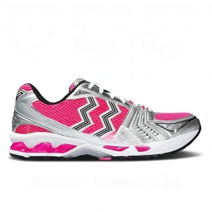Nouvelles Chaussures <span class=keywords><strong>de</strong></span> Course Designer 2160, Baskets Plateforme 1130, Chaussures d'Entraînement d'Extérieur K14, Noires Argent Pur, à Lacets, pour la Marche - Product Image 3