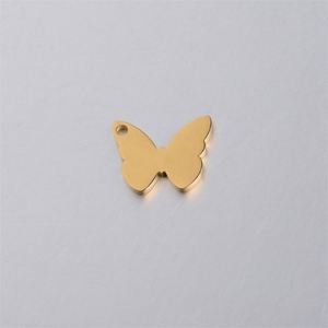 จี้สเตนเลสทรงผีเสื้อสำหรับทำเครื่องประดับที่ออกแบบเองได้ - Product Image 6