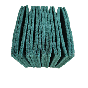 Màu xanh lá cây không dệt mài mòn cọ rửa <span class=keywords><strong>Pad</strong></span> 96hp tùy chỉnh OEM hỗ trợ cho hộ gia đình và nhà bếp làm sạch - Product Image 1