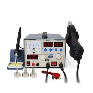 TOP EAST 3 合 1 热风焊台 863D 型，用于移动设备维修 - Product Image 1