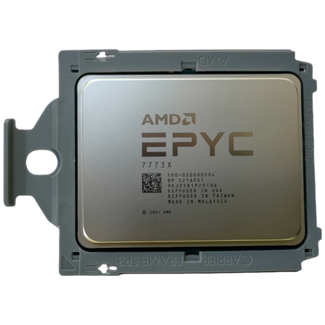 AMD EPYC 7773x 64 Core 2.2GHz 768MB L3 Cache TDP 280W SP3 Socket CPU Server Processor