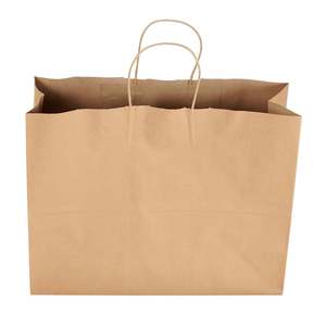 Bolsas de Papel Kraft de Regalo para Compras, Lisas, de Lujo, Personalizadas, de Alta Calidad, MOQ Bajo, 44*13.5*40cm - Product Image 3