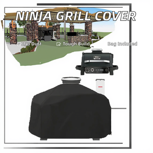 Housse de protection en tissu pour barbecue extérieur <span class=keywords><strong>Ninja</strong></span> OG700 Series, sac de rangement robuste et anti-poussière pour barbecue au bois - Product Image 3