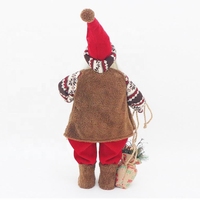 SOTE nouveau Design père noël 24 pouces/60CM rouge marron en peluche sac cadeau de transport planche de Ski ornements décorations de noël