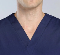 Uniforme médical Scrubs tendance, Scrubs médicaux personnalisés pour hôpital, Scrubs pour hommes, Scrubs élégants à manches courtes pour dentistes