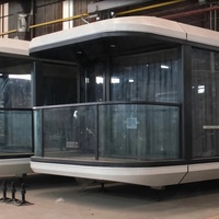 Maison Capsule Modulaire Personnalisable Directement de l'Usine, Maisonnette Préfabriquée en Acier Étanche pour Airbnb, Hôtel, Complexe Hôtelier, Maison Capsule