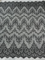 Tissu en dentelle Chantilly française pour cils, maille, DIY, nappes, rideaux, vêtements