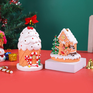 Ornement de Noël en résine Master Gu, décor de bonhomme en pain d'épices pour la décoration de l'arbre de Noël - Product Image 3