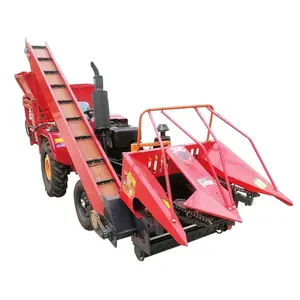 Mini Tractor Mount 2 Rows 3 Rows With Peeling Function Sweet Corn Maize Combine Harvester Machine For Sale