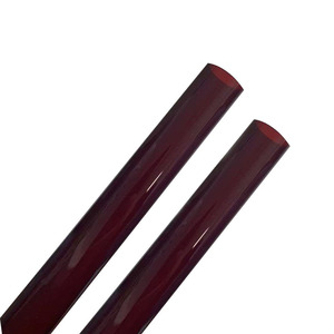 Chất lượng cao màu đỏ sâu thạch anh Ống tùy chỉnh thực hiện chịu nhiệt độ cao và chống ăn mòn nhà máy bán buôn - Product Image 2