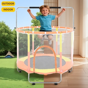 Trampolino per Bambini Multifunzionale in PVC Morbido da 60 Pollici con <span class=keywords><strong>Gambe</strong></span> <span class=keywords><strong>a</strong></span> U, Corrimano Circolare e Barra per Trazioni per <span class=keywords><strong>Ragazze</strong></span> - Vendita all'Ingrosso - Product Image 2