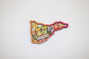 Imán de MDF de Tenerife, el Más Vendido, con Diseño Único de Búho, Caballito de Mar, Mariposas y Lagartos - Product Image 4