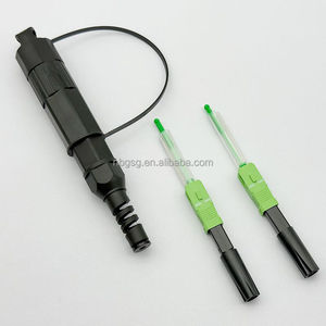 Presa di fabbrica HW montaggio rapido a bassa perdita di inserzione connettore veloce in fibra ottica <span class=keywords><strong>SC</strong></span> APC <span class=keywords><strong>SC</strong></span> UPC Hot Melt impermeabile per FTTH - Product Image 2