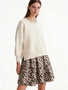 Minifalda Casual Elegante con Estampado de Tigre para Mujer, Talla Grande, Cintura Natural, Corte en A, para Primavera, Oficina, Cita Nocturna - Product Image 5