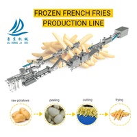 Fabriek Volautomatische Verse Cassave Zoete Aardappelchips Maken Machine Bevroren Frietjes Productielijn Te Koop